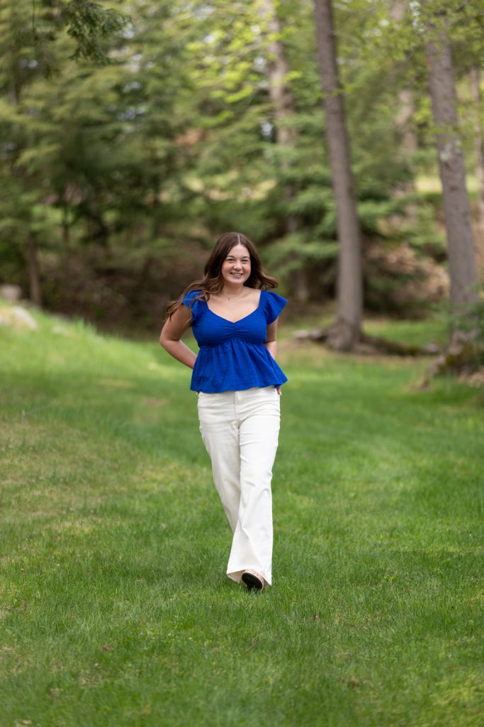Julia's senior portrait session in Hayward, Wisconsin, showcasing natural senior photography.