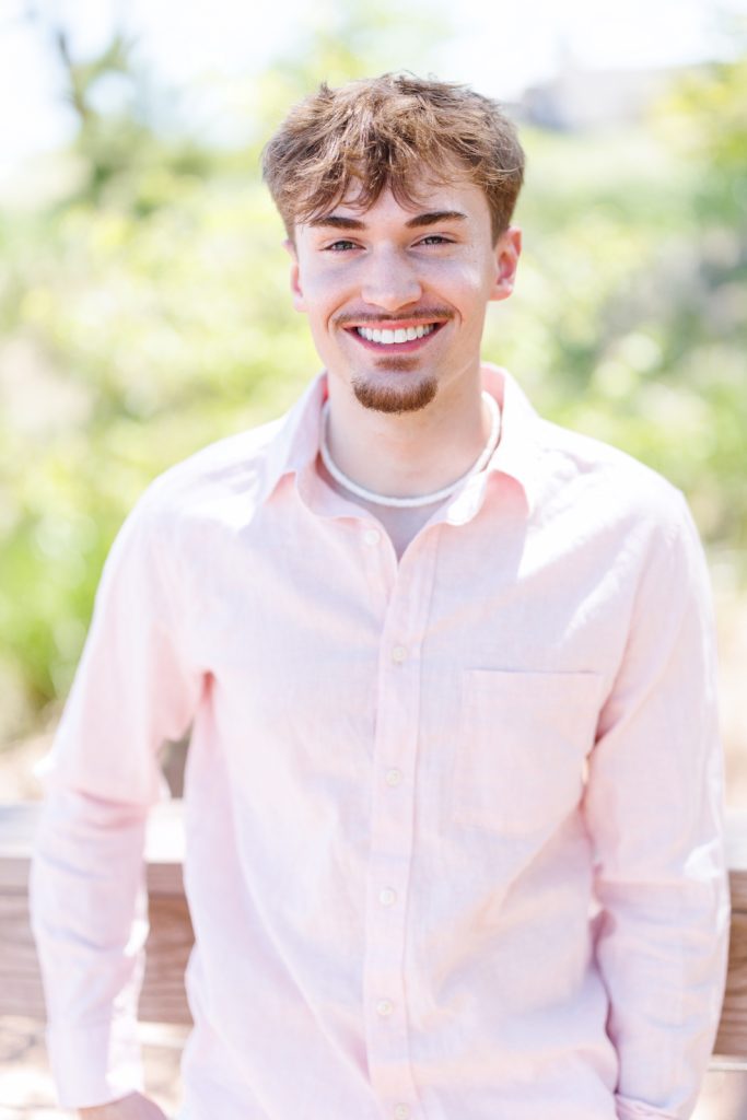 Jaymeson's senior portrait in Duluth, Minnesota, showcasing high school graduate and Superior Sunset Studio photography.