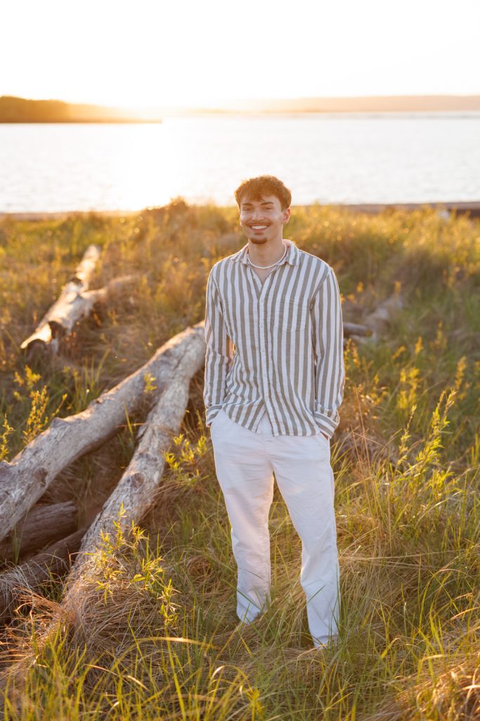 Senior portrait of Jaymeson in Duluth, Minnesota, showcasing senior photography services.